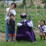 小野農園に紫の戦士 バレット 現る!!